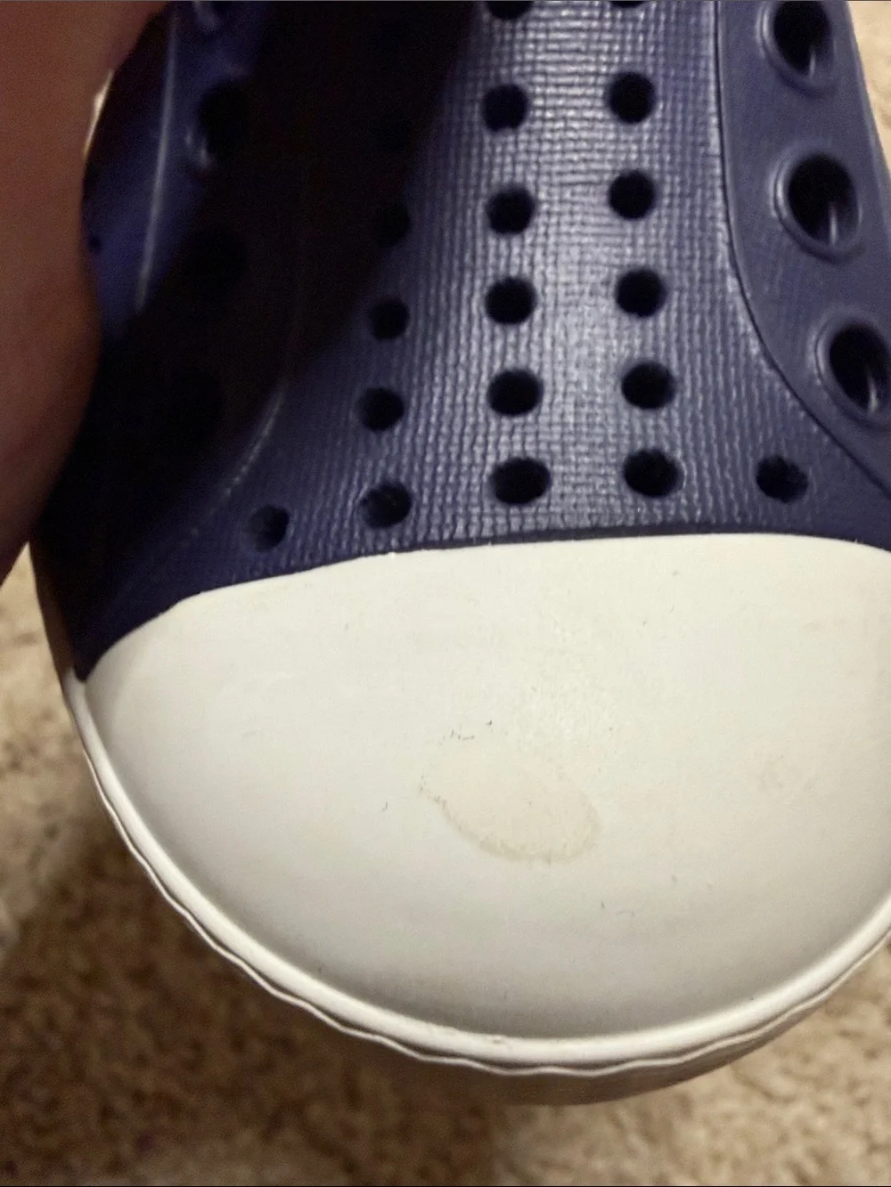 Native Kids Slip-On Water Shoes in Navy and White